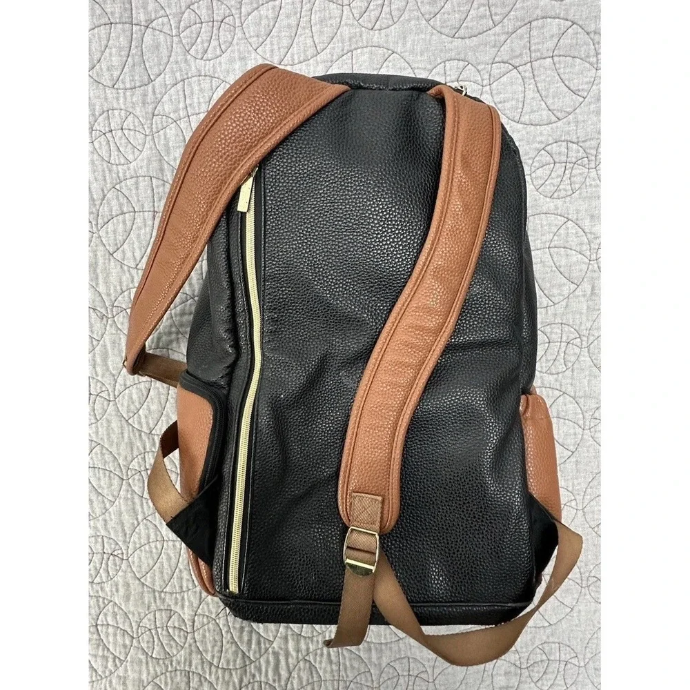 Itzy Ritzy Boss Backpack Diaper‎ Bag Coffee & Cream